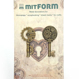 Mitform Metall Charms - Keys 1