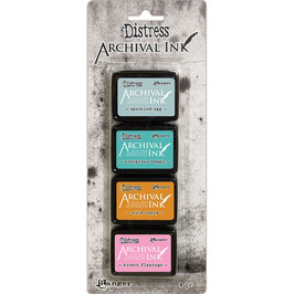 Distress® Archival Ink Mini Stempelkissen & Nachfüller - Set #4