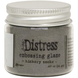 Distress® Embossing Glaze "hickory smoke"