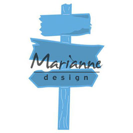 Marianne Design Stanzform - Wooden signpost