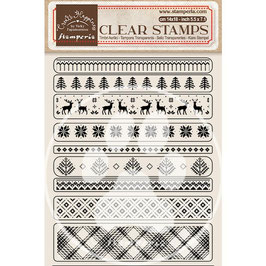 Stamperia Stempel - Create Happiness Christmas "Borders" WTK177