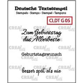 Crealies Clear Stamps "Geburtstag 05"