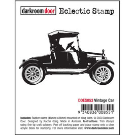 Darkroom Door Cling Stamp - Vintage Car