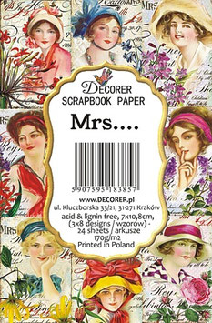 Decorer Karten - Mrs.... M89