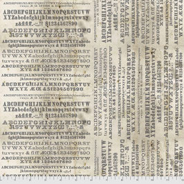 Free Spirit Fabrics by Tim Holtz Baumwollstoff "Typography"