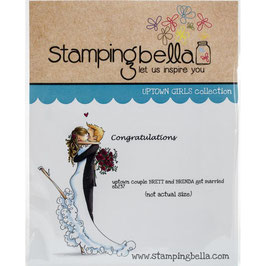 Stamping Bella Cling Stamp - Brett & Brenda Get Married