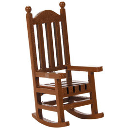 Darice Timeless Miniatures - Wood Rocking Chair