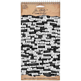 Idea-Ology by Tim Holtz® Sticker Book "Chit Chat"