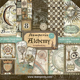 Stamperia Paper Pad 8x8" - Alchemy "SBBS51"