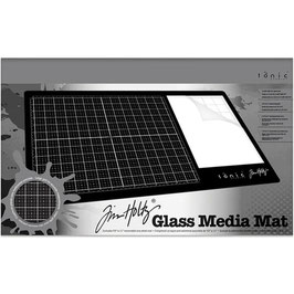 Tim Holtz Glass Media Mat 60x30cm "Rechtshänder"