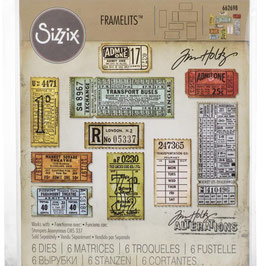 Sizzix by Tim Holtz Framelits - Ticket Booth