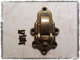 Koffer Verschluss - Vintage bronce XL 1/301