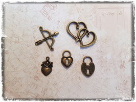 Metall Charms Pack "Bronce"