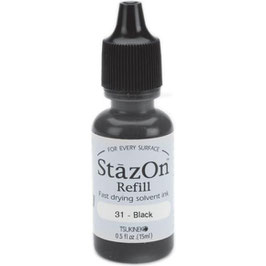 StazOn Nachfüller - Jet Black