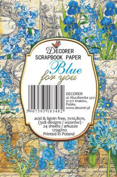 Decorer Karten - Blue for You M51