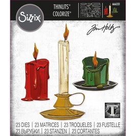 Sizzix by Tim Holtz Thinlits Colorize - Candleshop