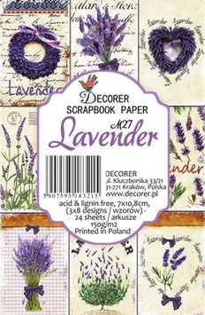 Decorer Ephemera Karten - Lavender M27