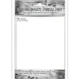 Distress by Tim Holtz - Specialty Stamping Paper 4.25"x5.5"