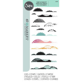 Sizzix by 49 and Market Clear Stamps W/Framelits Dies - Doily Edgers