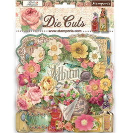 Stamperia Die Cuts - Rose Parfum DFLDC70