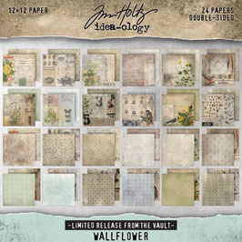 Tim Holtz® Paper Stash 2025 Vault Release "Wallflower" 12x12"