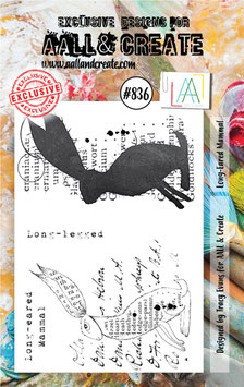 Aall and Create Stamp Set - Long-Eared Mammal #836