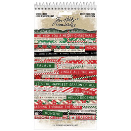 Idea-Ology by Tim Holtz - Sticker Book "Christmas 2024"