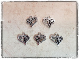 Metall Charms Pack "Silber"