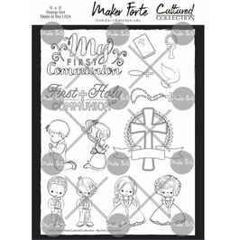 Maker Forte Clear Stamps - My First Communion