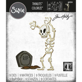 Sizzix by Tim Holtz Thinlits Colorize - Mr. Bones