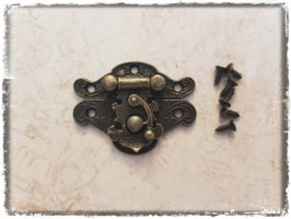 Verschluss mit Hacken - Vintage bronce