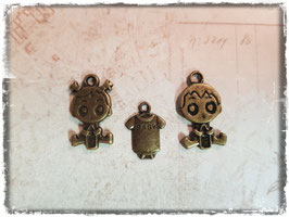 Metall Charms Pack "Bronce"