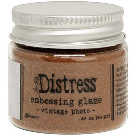 Distress Embossing Glaze - vintage photo