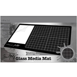 Tim Holtz Glass Media Mat 60x30cm "Linkshänder"