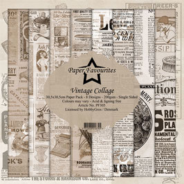 Paper Favourites Paper Pad - Vintage Collage 12x12" PF305