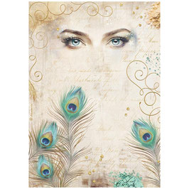 Stamperia Reispapier A4 - Masquerade DFSA4984