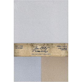 Idea-Ology by Tim Holtz - Kraft Stock Sparkle Classic 6x9"