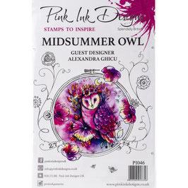 Pink Ink Designs Clear Stamps - Midsummer Owl PI046