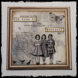 Grusskarte Nr. 303 - be true to yourself