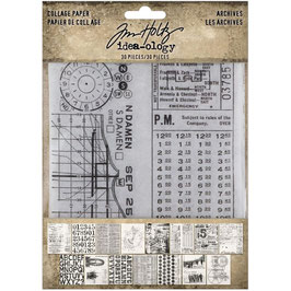 Idea-Ology by Tim Holtz® Collage Paper "Archives"
