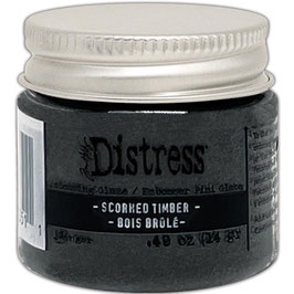 Distress Embossing Glaze - scorched timber