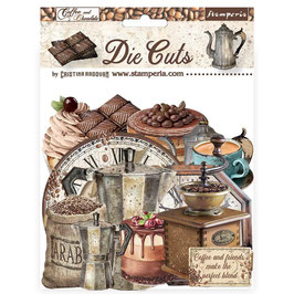 Stamperia Die Cuts - Coffee and Chocolate "DFLDC87"