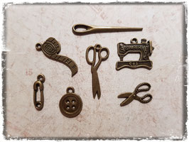 Metall Charms Pack "Bronce"