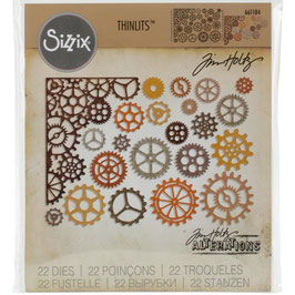 Sizzix by Tim Holtz Thinlits - Gearhead