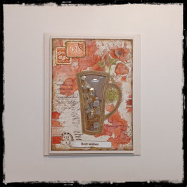 Shaker-Grusskarte Nr. 111 - Best wishes