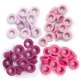 Crop-A-Dile Eyelets - Ösen klein Pink