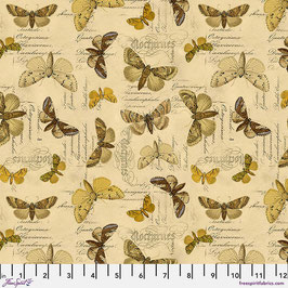 Free Spirit Fabrics by Tim Holtz Baumwollstoff "Yellow Specimen"