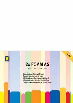 JEJE Produkt - 3D foam 3mm "A5 weiss"