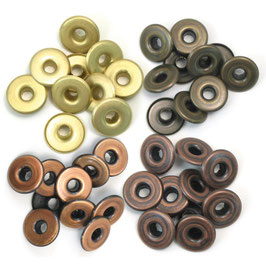 Crop-A-Dile Eyelets - Ösen gross Warm Metal