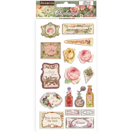 Stamperia Chipboard - Rose Parfum "DFLCB66"